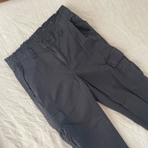 American Eagle Washed Black Cargo Pants